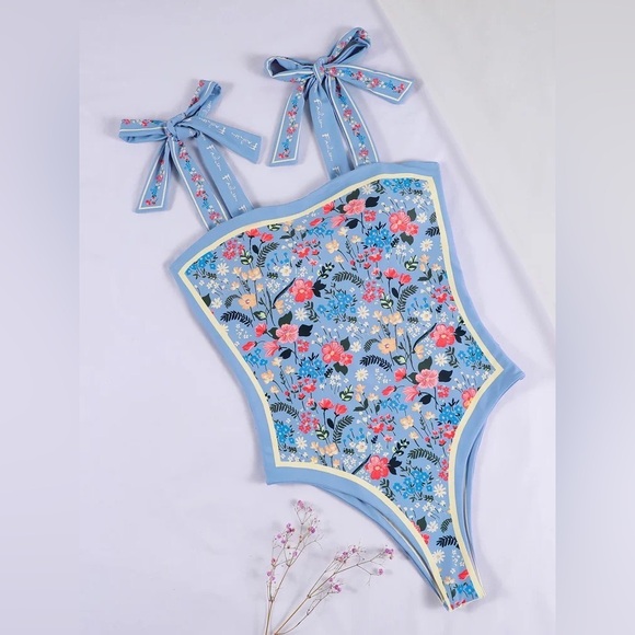 Reversible One Piece Bathing Suit - Picture 1 of 8